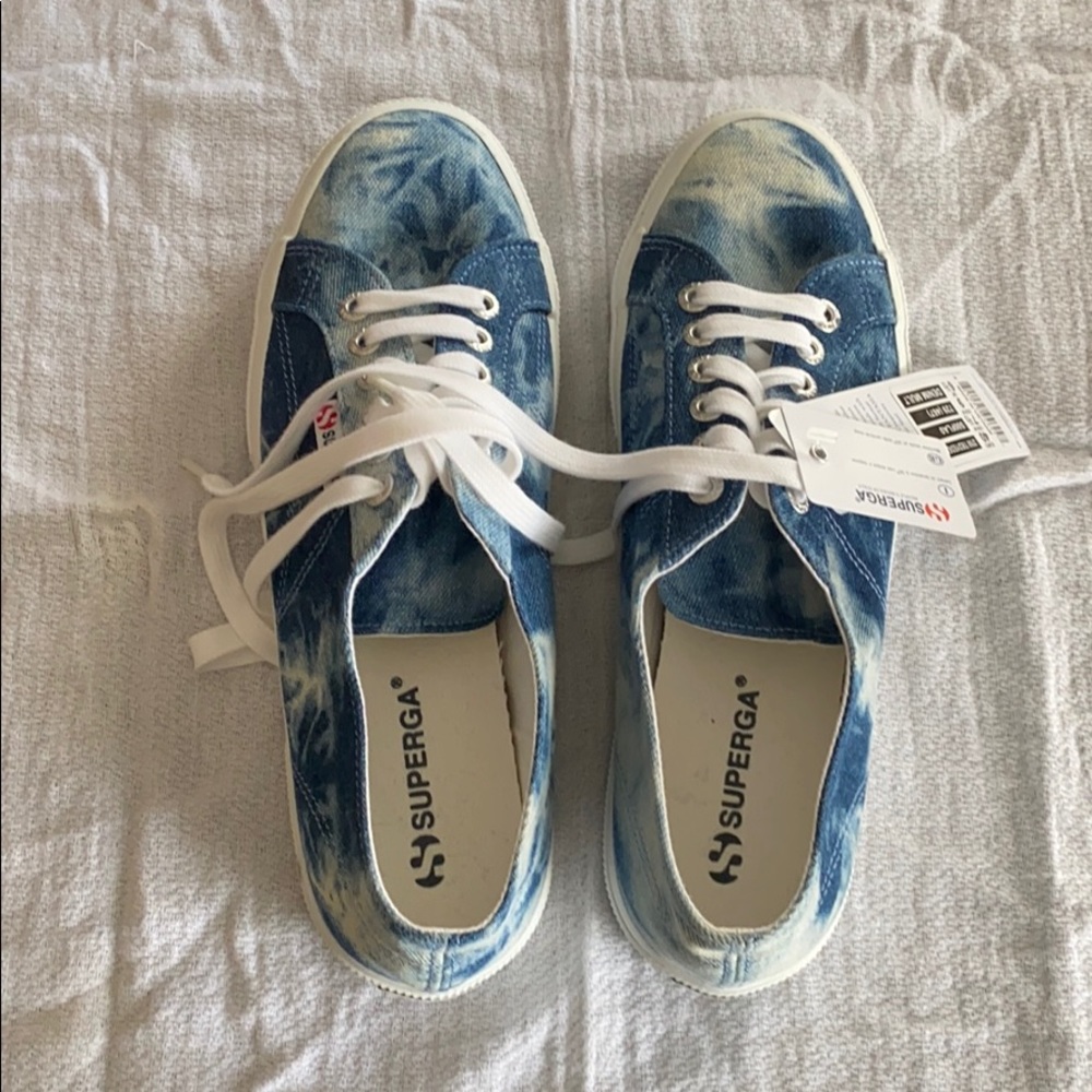 Superga Tie Dye Denim sneakers